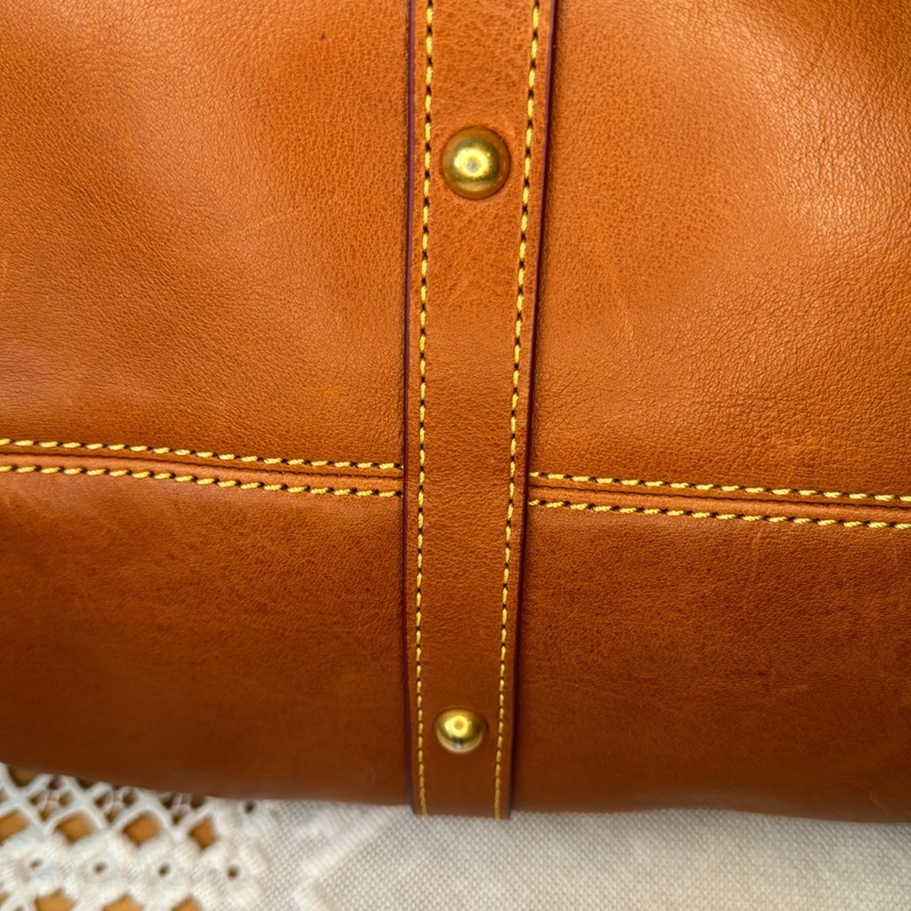 Dooney and Bourke Florentine Tasseled Satchel Handbag - Picture 13 of 13